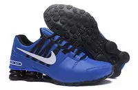 running chaussures nike shox avenue leather rival4 gem blue